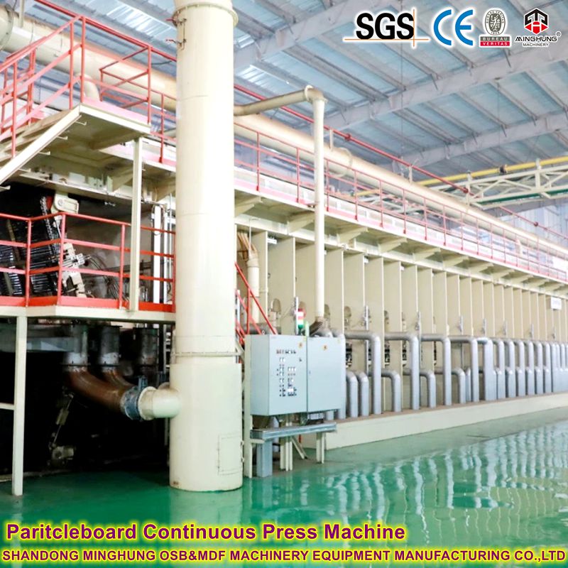 OSB Continuo Flat Press Machine Ahorro de energía y reducción de consumo Recuperación de calor
