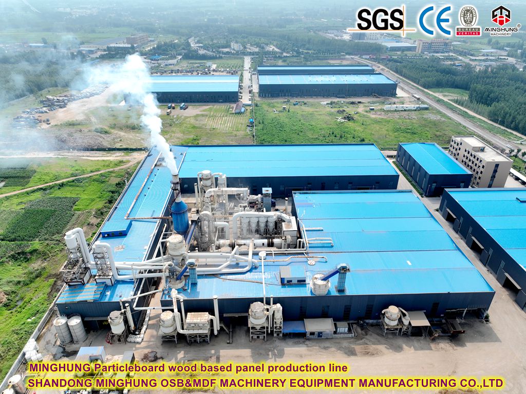 MINGHUNG línea de producción de tablero de partículas