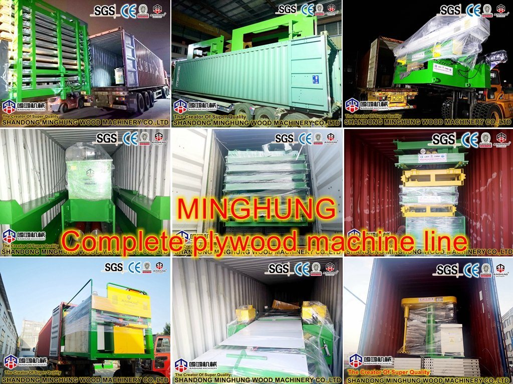 Carga de la máquina de madera contrachapada de China