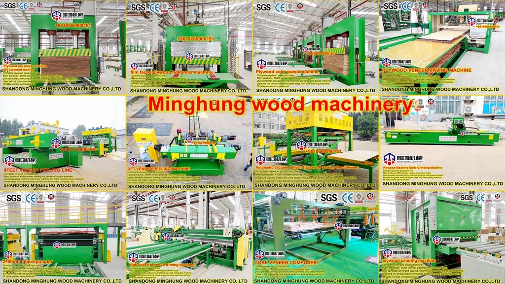 MINGHUNG Línea de producción de PLYWOOD