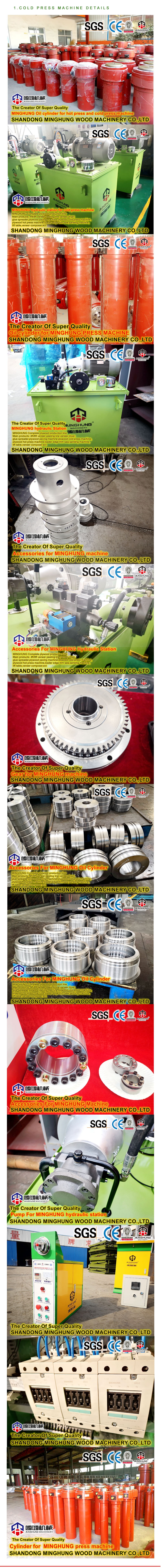 MINGHUNG m&aacute;quina de preprensado en fr&iacute;o de madera contrachapada