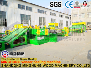 Pelado de chapa rotatorio sin husillo