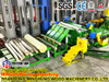 Máquina descortezadora de troncos de madera contrachapada