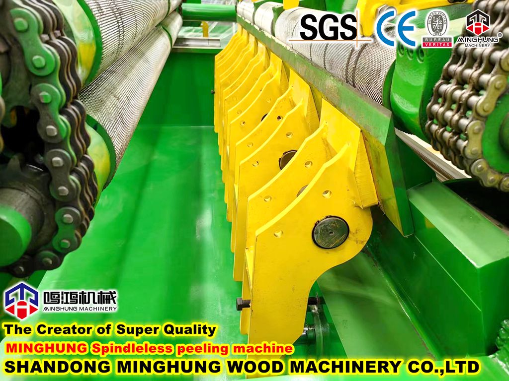 Kaplama soyma tezgahı