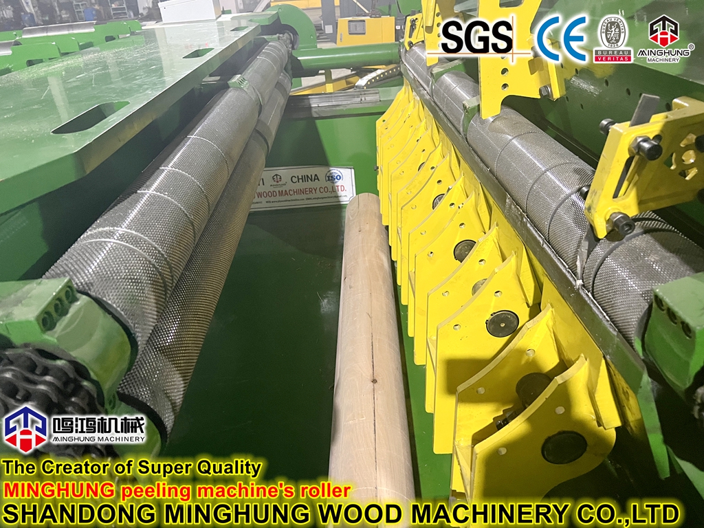 sistema de cuchilla hidr&aacute;ulica para peladora