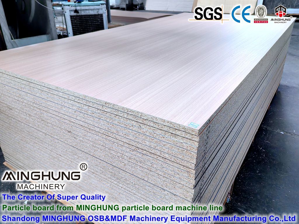 Producto de tablero de partículas de China Minghung Wood Board Line
