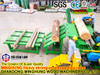 Transportador de troncos de madera para máquina peladora de chapa