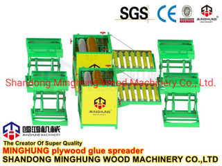 Máquina de recubrimiento de extensión de encolado de chapa de madera contrachapada para panel MDF OSB LVL
