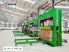 Máquina de prensado en frío de madera contrachapada con revestimiento de película