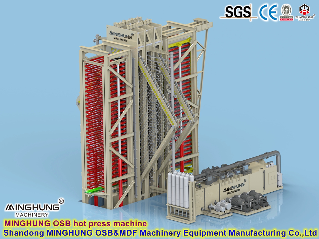 MINGHUNG Máquina de prensado en caliente OSB