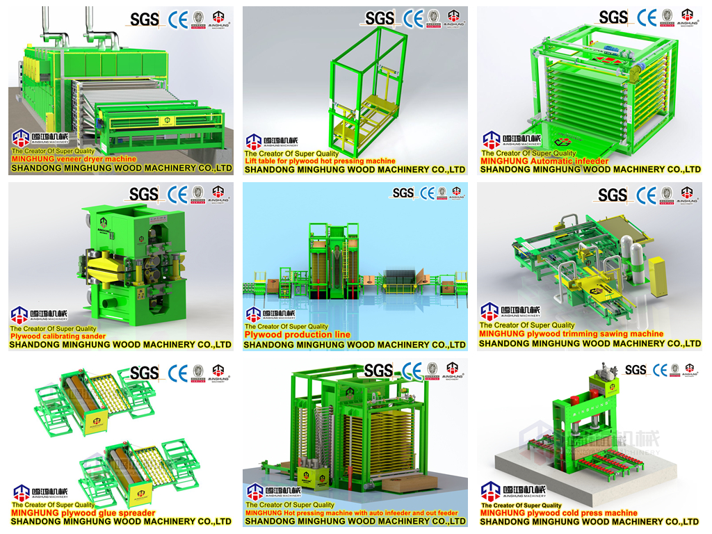 MINGHUNG m&aacute;quina completa de contrachapado