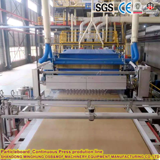 Máquina continua de OSB con sistema de control Siemens PLC y pantalla táctil de 10.1 pulgadas