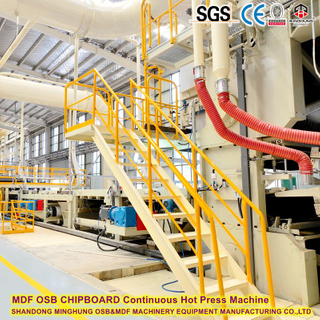  MDF de alta velocidad MDF Continua Press 25000㎡ por día Autocalibración 