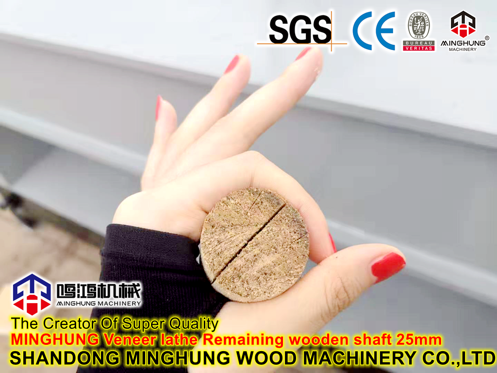 Eje de madera restante 25 mm
