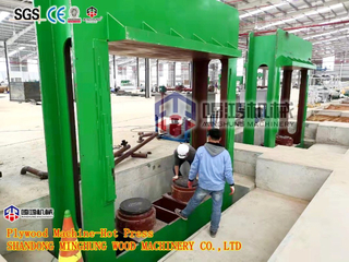 Máquina de laminación de la máquina de prensa de madera contrachapada de calentamiento de aceite