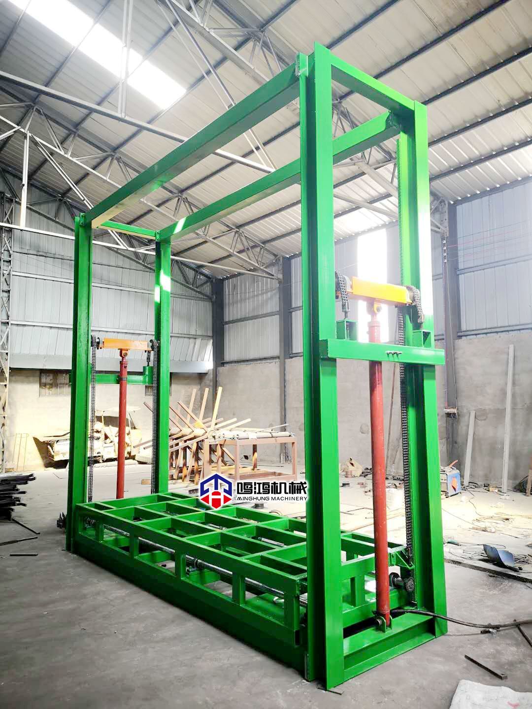Mesa elevadora para prensa de madera contrachapada