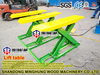 Plataforma elevable para secador de rodillos de chapa