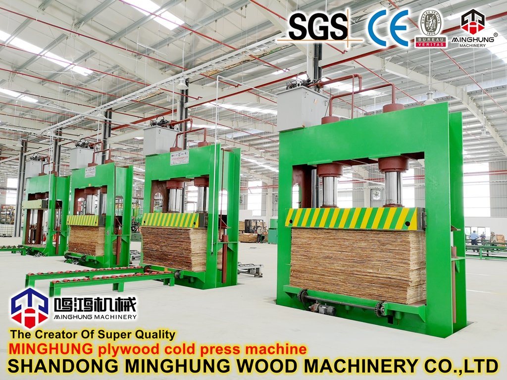 Máquina de prensado en frío de madera contrachapada de la fábrica de China