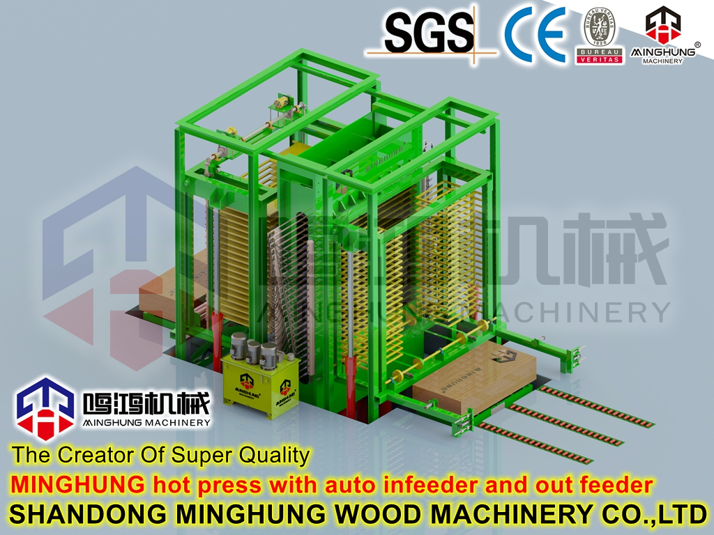 25hot pressing machine for auto infeeding machine and out feeding machine 25 máquina de prensado en caliente para máquina de alimentación automática y máquina de alimentación de salida