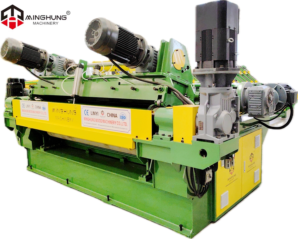 peladora rotativa de madera dura