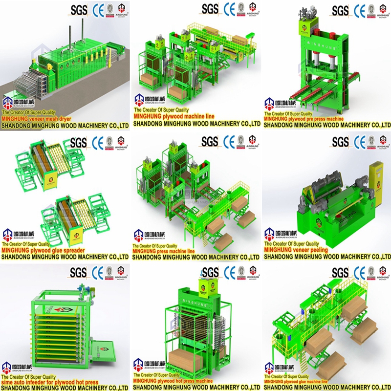 MINGHUNG Mchinery de madera contrachapada