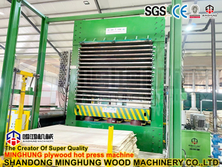 Máquina de prensado en caliente de madera contrachapada impulsada por servomotor de ahorro de energía