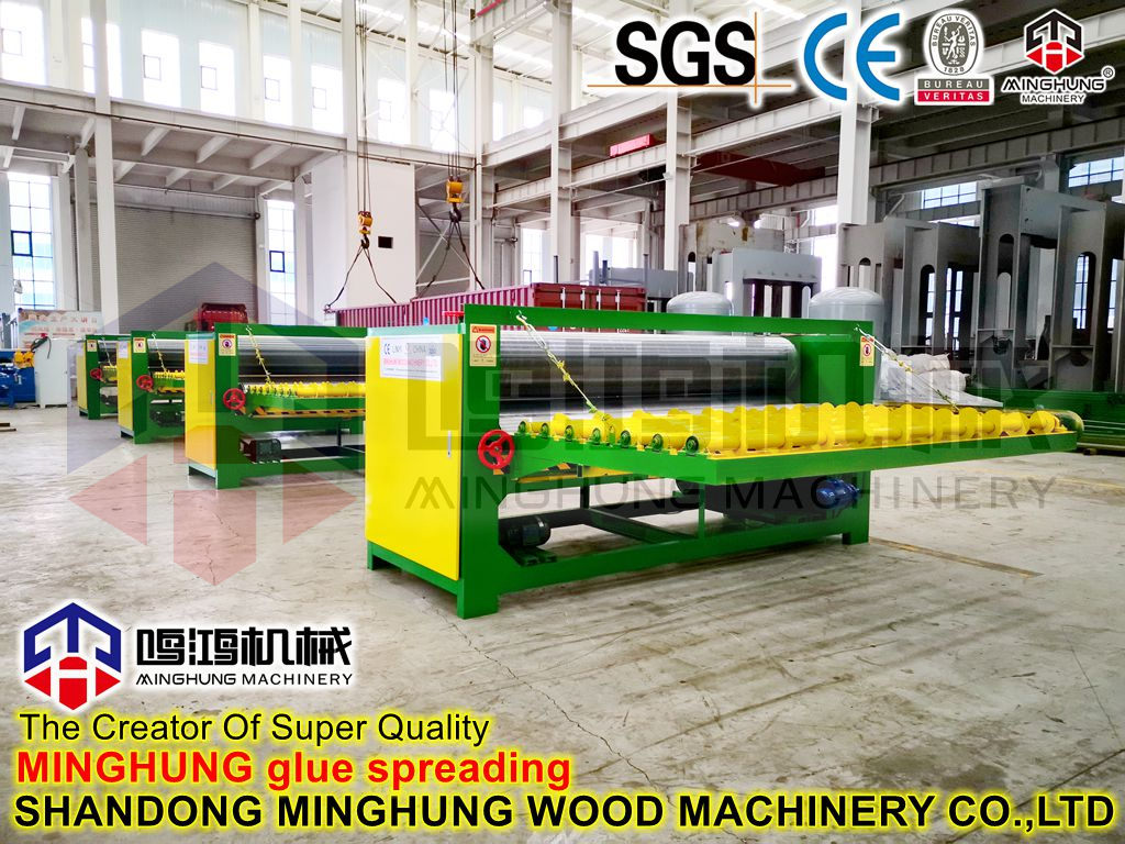 MINGHUNG máquina esparcidora de pegamento de madera contrachapada