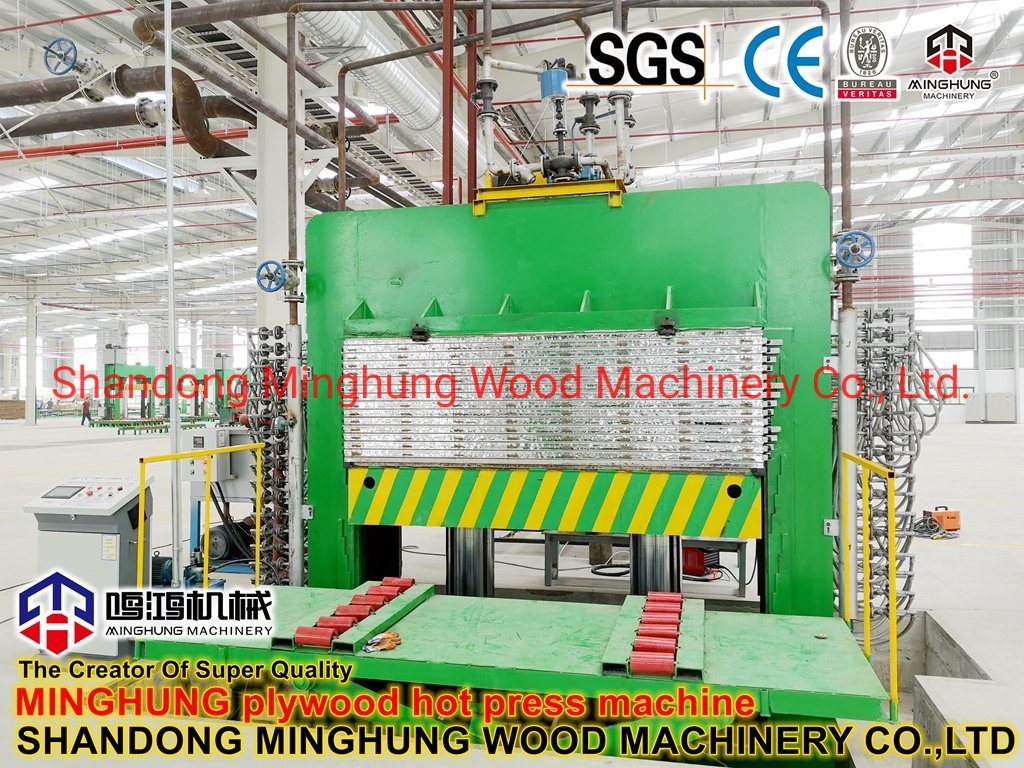 China Linyi Fábrica profesional de máquina de prensado en caliente de máquina de madera contrachapada