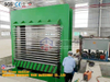 Prensa en caliente de madera contrachapada de pellets de chapa hidráulica