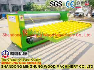 Máquina de pegamento de chapa de 4 pies/5 pies para hacer madera contrachapada