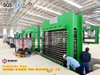 Máquina laminadora de tableros contrachapados de melamina