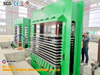 Prensa caliente de madera contrachapada para trabajar la madera para máquina de fabricación de madera contrachapada