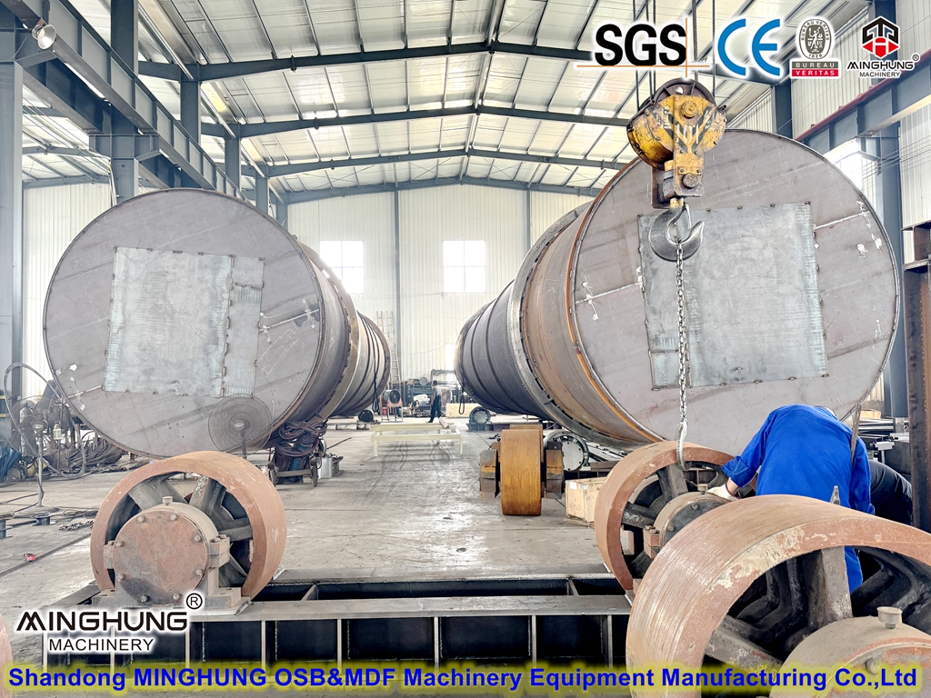 Secadora de tambor giratorio con gran capacidad