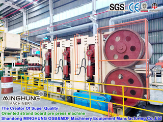 Proveedor de línea de producción de OSB de China: Máquina de preprensado continuo de rollos múltiples para equipos de producción de tableros de partículas