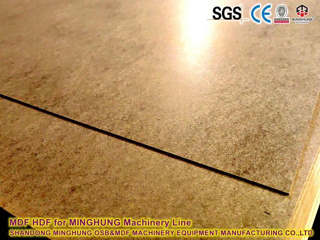 HDF MDF para MINGHUNG línea de maquinaria