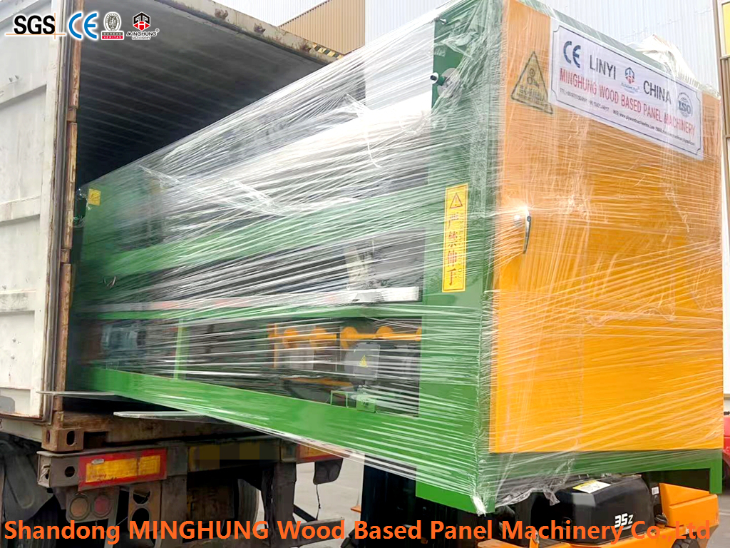 entrega de m&aacute;quina de madera contrachapada (17) 