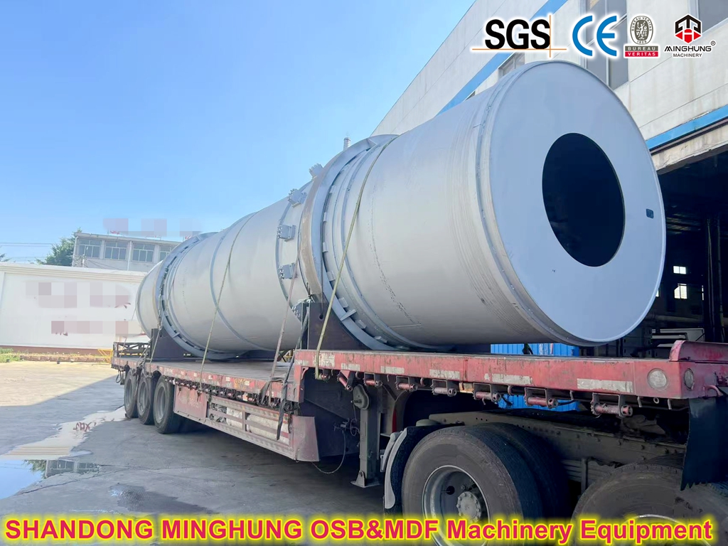 Drum Dryer para hacer OSB MDF Cuchardón 